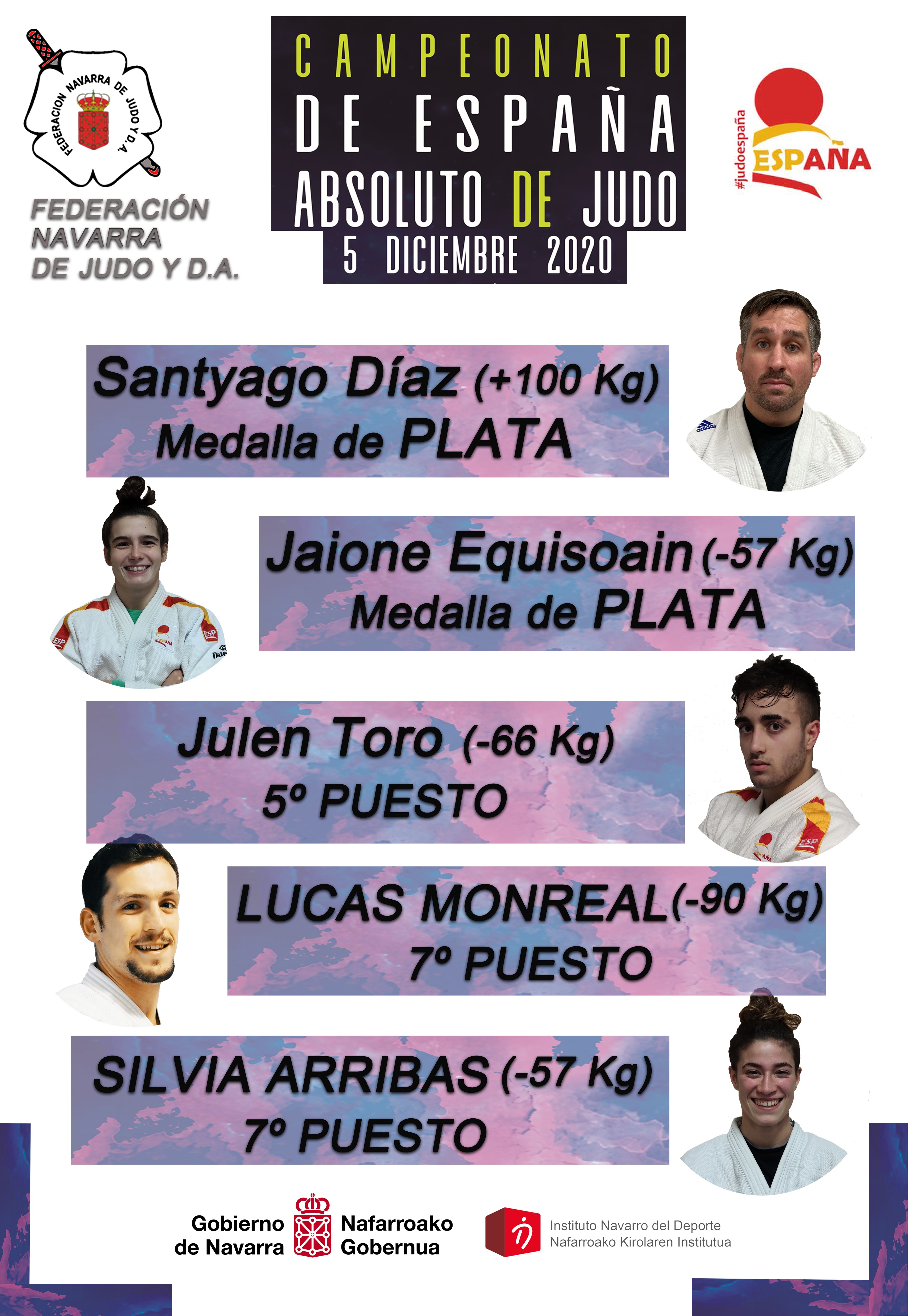 JAIONE EQUISOAIN Y SANTYAGO DIAZ, MEDALLA DE PLATA Campeonato de Espa&ntilde;a de Judo Absoluto 2020